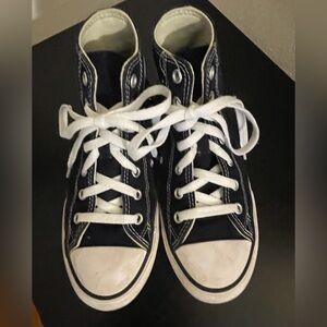 Converse Black Canvas Chuck Taylor High-Tops